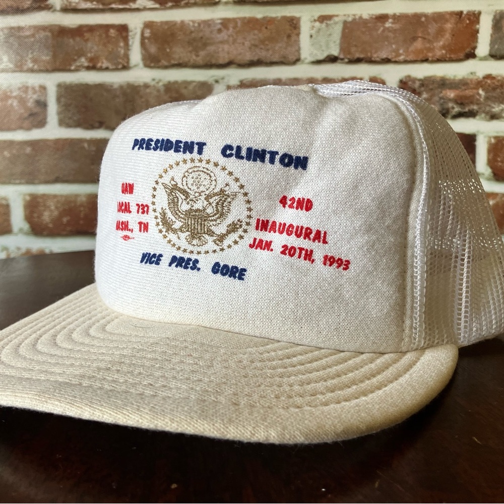 Vintage Clinton Gore 1993 Inaugural Nashville Hat